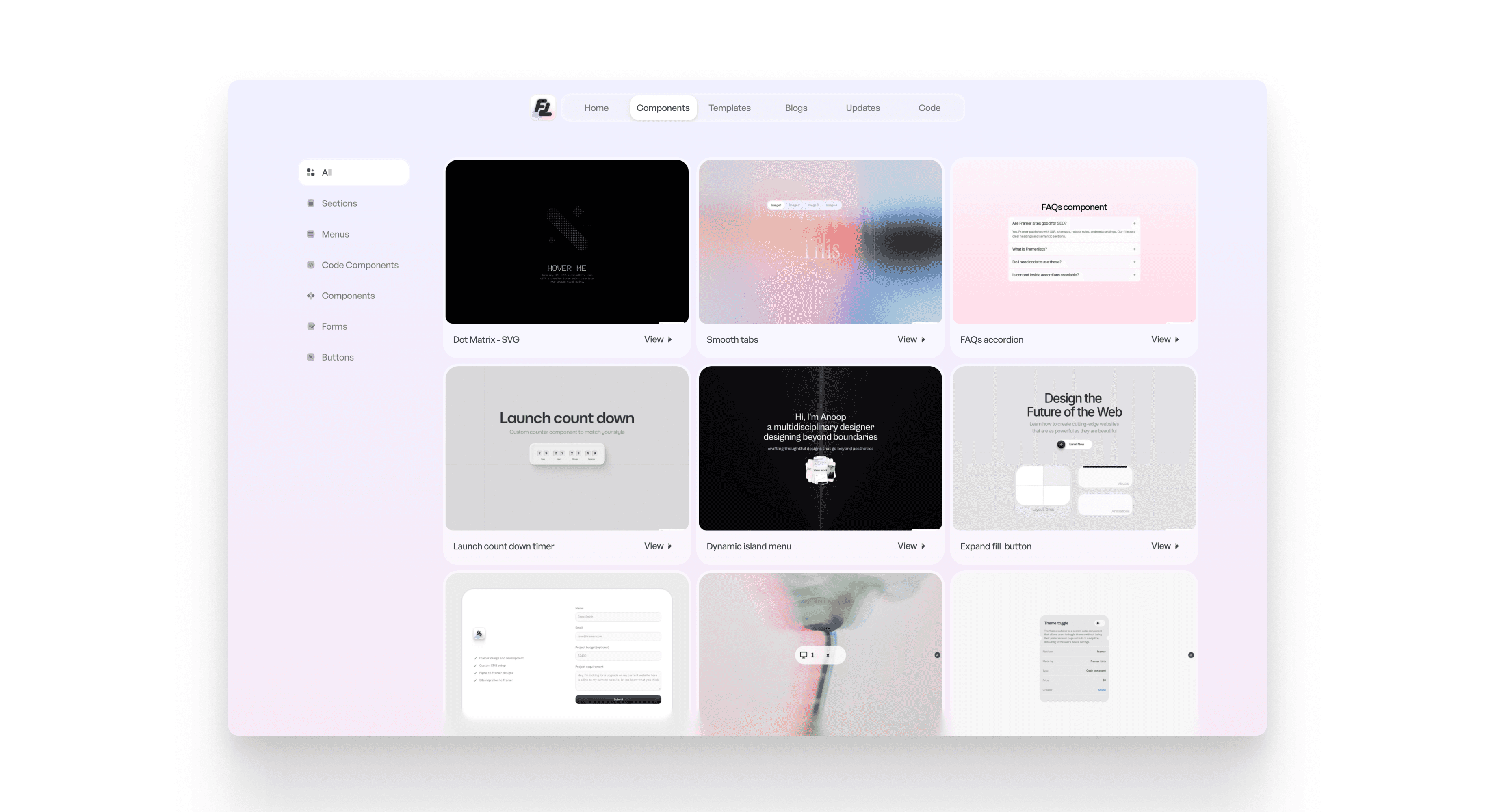 Framerlists responsive layouts
